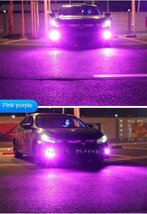 フォグランプ LED 3色切替 ホワイト&イエロー&ピンクパープル 白 黄 桃 紫 H8/H11/H16 2灯 7600LM ヴィッツ ウィッシュ エスティマ_画像4