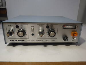 KAIJO DENKI ULTRASONIC GENERATOR MODEL,C-1418[管理番号あ3]