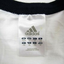 アディダス サッカー EXCEEDING LIMITS タンクトップ トップス 男の子用 130サイズ 白黒緑 キッズ 子供服 adidas_画像3