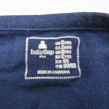 ベビーギャップ フラミンゴ 半袖Tシャツ カットソー 女の子用 95サイズ 青ピンク ベビー 子供服 babyGAP_画像3