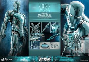 新品未開封 MMS646D45 ホットトイズ 『アベンジャーズ／エンドゲーム』 アイアンマン・マーク８５ １/６ フィギュア ホログラフィック限定