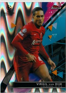 【Virgil van Duk】Ray Wave Parallel 156/199 2022 Topps Finest Champions League
