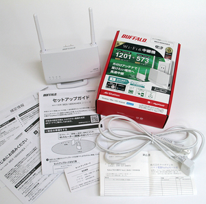 バッファロー　WEX-1800AX4　Wi-Fi中継機　新品同様
