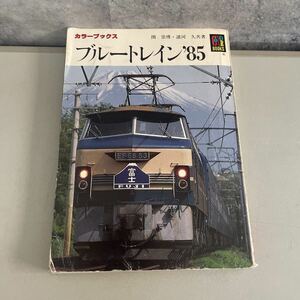 ●稀少●カラーブックス 689 ブルートレイン '85/昭和60年/保育社/特急 列車/鉄道/急行/客車/204系/分散電源方式/24系/14系/明星 ★2249