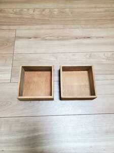 インテリア雑貨 壁掛け 木箱 木製 小物入れ 正方形 ブラウン系