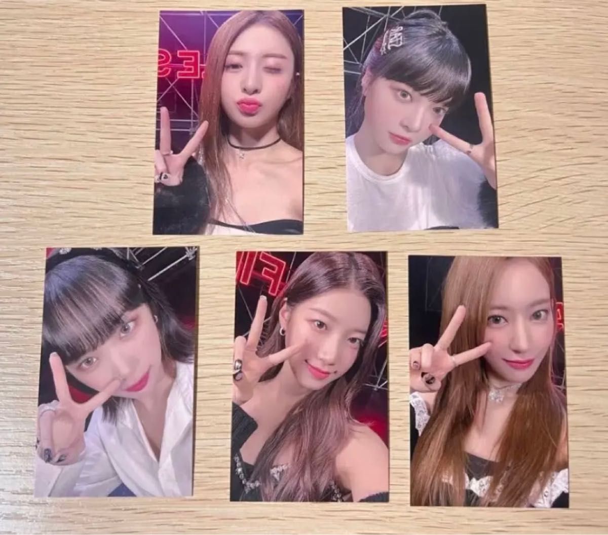 送料無料 LE SSERAFIM トレカ ラキドロ HMV 5枚 コンプ CD K-POP