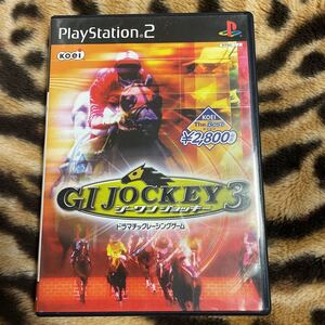 PS2 ジーワンジョッキー3 箱説付き　起動確認済み 大量出品中！ 同梱発送歓迎です。