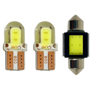 DR64V NV100クリッパー(バン) [H25.12〜H27.2] 純正球交換用 COB全面発光 LED ルームランプ ウェッジ球セット 車内灯 室内灯 ホワイト