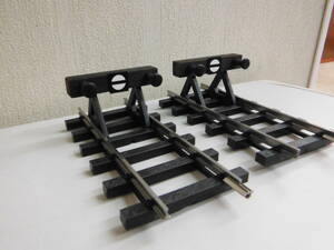 O gauge 2 line type ETS No.861 rail . edge bumper 2 ps Joyner attaching 