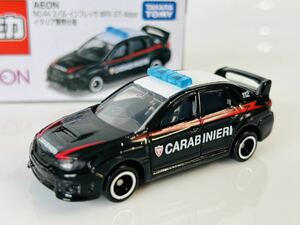 即決 トミカ AEON オリジナル NO.44 スバル インプレッサ WRX STI 4door イタリア警察仕様