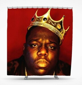 [海外限定 送料無料] ノトーリアス BIG シャワーカーテン The Notorious B.I.G. シャワーカーテン