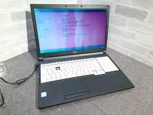 [ утиль ] труба L82 FUJITSU LIFEBOOK A577/RX CPU core i3-7100U Bios пуск OK HDD нет,HDD крепление есть, память 4GB, аккумулятор есть 