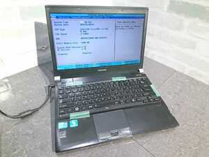 【ジャンク品】管L90 TOSHIBA dynabook R730/B PR730BEAURBC53 CPU core i3-M380 Bios起動OK HDD無し、メモリー2GB、バッテリー有り