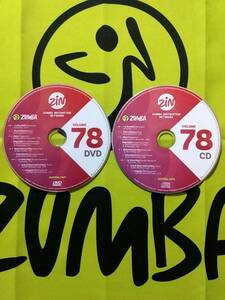 即決！ ZUMBA ズンバ ZIN78 CD＆DVD インストラクター専用