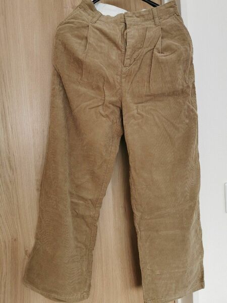 CRAFT STANDARD BOUTIQUE 　CORDUROY WIDE PANTS/タックワイドコーデュロイパンツ