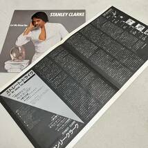 【国内盤】STANLEY CLARKE LET ME KNOW YOU　スタンリークラーク / LP レコード / 25 3P372 / ライナー有 / フュージョンジャズ_画像5