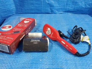 [ price cut ] * beautiful goods!800 jpy prompt decision! Lisa *la-sonBabyliss.bi squirrel hot iron brush BL-BC11RJ upaf electrification has confirmed hair brush hair set 