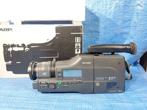 [値下げ] ★upbd シャープ SHARP VHS-C コンパクトビデオムービー VL-C67 元箱 本体のみ 未チェック品