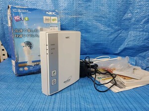 [値下げ] ★1000円即決! upbj 美品 NEC PA-WR8170N-ST 無線LANルーター 親機単体 箱説明書付き 通電確認済み 箱汚れ