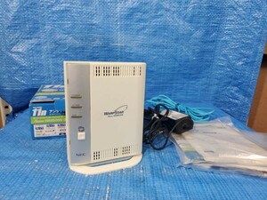 [値下げ] ★500円即決! upbc NEC AtermWR8500N PA-WR8500N ワイヤレスブロードバンドルーター 子機欠品 箱説明書付き 通電確認済み