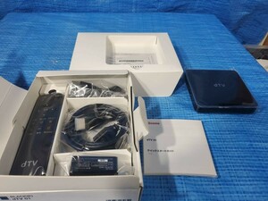 [値下げ] ★1000円即決! upbe 新品未使用 docomo/ドコモ dTV 01 BLACK Android端末 テレビの大画面でdTVを楽しもう！