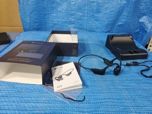 [値下げ] ★3000円即決! upbf sanag A5S ProオープンイヤースポーツBluetoothヘッドセット（マイク付き）ランニング 軽量