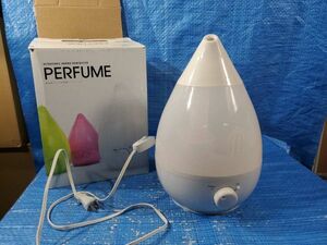 [値下げ] ★500円即決! upal 超音波式加湿器 HIR-01WH Perfume アロマ 元箱 通電確認済み