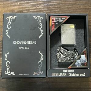 zippo DEVILMAN SILENE HOLDING SET 限定品 デビルマン シレーヌ 年代物 2000年製 SINCE 1972 デットストック シリアルナンバー NO.0391