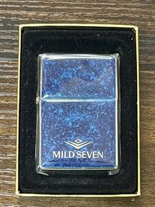 zippo マイルドセブン 両面特殊装飾 限定品 MILD SEVEN 年代物 1998年製 MEVIUS メビウス 特殊加工品 タバコ銘柄 デットストック