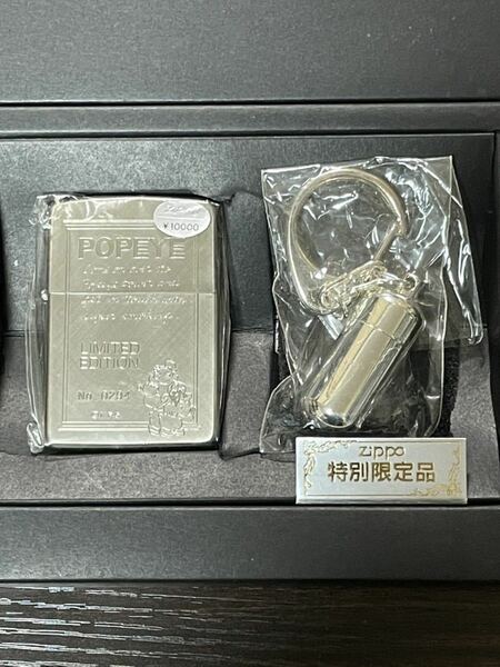 zippo ポパイ 特別限定品 POPEYE 特殊加工品 年代物 1994年製 LIMITED EDITION K.F. S. 専用ケース 保証書