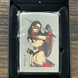 zippo セクシーガール 女剣士 sexy girl 年代物 1999年製 silver シルバー 97 A.A.D.L.P. シルバーインナー 同年代 1999年製