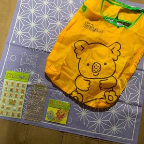 コアラのマーチ エコバッグ 風呂敷 シール 未使用 非売品 セット売り