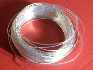 * high purity 5n original silver copper plating single line 1.0mm cable 99.9998%*10m*, power supply & speaker cable *PE line * bell line * base inside wiring also!* outer diameter 1.8mm*①