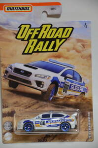 即決【新品】MATCHBOX OFF ROAD RALLY 2015 SUBARU WRX STI★マッチボックス オフロード ラリー スバル ワークス