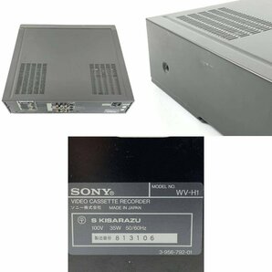 SONY WV-H1 Hi8/VHSビデオデッキ●現状品の画像9