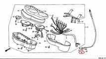 【送料無料】ホンダ純正CBR400F スピードメーターケーブル (BEET NC17 F3 メーター タコ ワイヤー エンデュランス フォーミュラ3 )_画像2