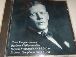 クナッパーツブッシュ＆BPO　ブラームス　交響曲第3番(1942)＋ハイドン　交響曲第94番(1941)　スタジオ録音