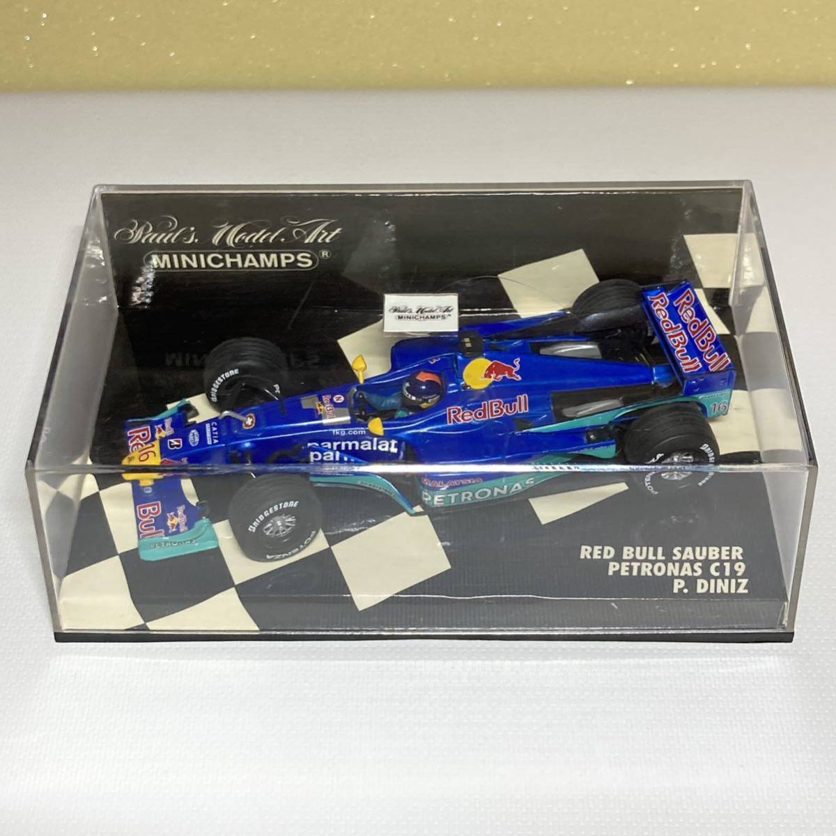 ポスターフレーム F1 ミニチャンプス 1/43 ザウバー ペトロナス