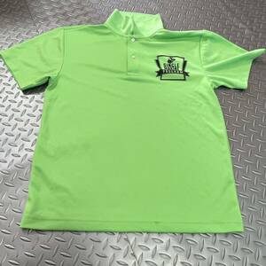 米軍放出品 ポロシャツ　Tシャツ　SINGLE MARINE PROGRAM ランニング　ライトグリーン　SMALL (INV KL10)