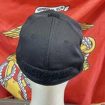 米軍放出品　沖縄 CONDOR CAP コンドル ベルクロ オシャレ ファッション 帽子 ブラックSMALL/MEDIUM (INV KL32)_画像3