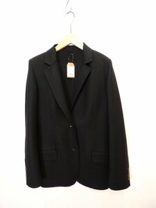  Gucci GUCCI easy size wool jacket [L's(.42)/ black / beautiful goods S rank ]f2C0