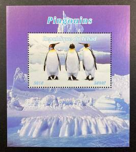 チャド 2015年発行 ペンギン トリ 切手 未使用 NH