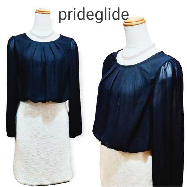 prideglide プライドグライド シフォン&ニット ドッキング ワンピース