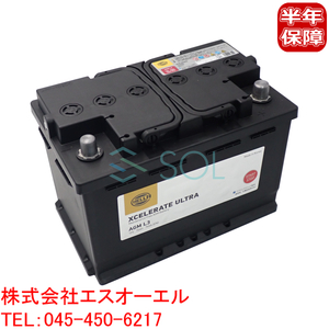 HELLA製 AGM バッテリー 70AH BMW MINI R55 R56 R57 R58 R59 R60 R61 F54 F55 F56 高性能 12V LN3 8EB354810011