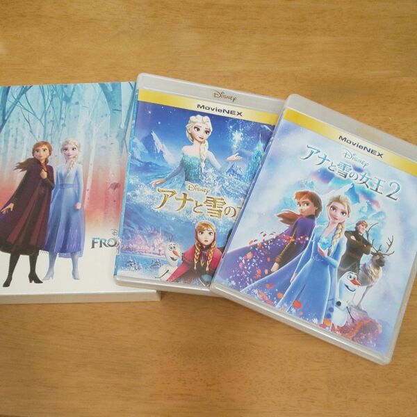 アナと雪の女王BluRay＋アナと雪の女王2BluRayコンブリートケース付き