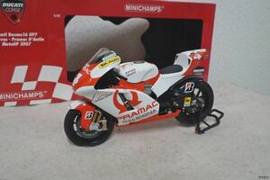 ミニチャンプス Ducati Desmo16 GP7・A.Barros・Pramac D’Antin・MotoGP 2007 1/12ミニカー