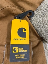 Carhartt トラッパーハット ブラウン カーハート ボア付き フライトキャップ バイク 防寒 チョッパー ボバー キャンプ モコモコ 暖かいです_画像9