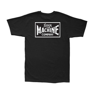 LOSER MACHINE製Tシャツ ブラック ルーザーマシーン ハーレー チョッパー ボバー ショベル ナックル パンヘッド オールドスクール