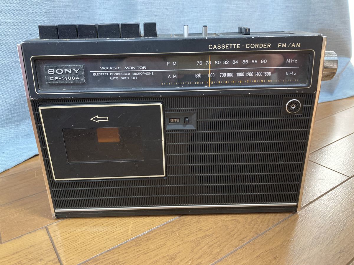 オーディオ機器 ラジオ ヤフオク! -「sony cf-1400」の落札相場・落札価格