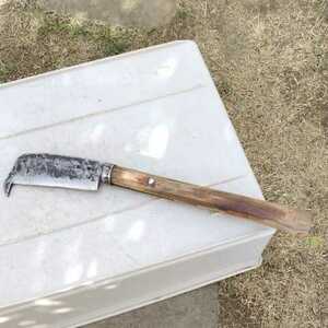  small of the back hatchet branch strike . for mountain .( used ) mountain work for 